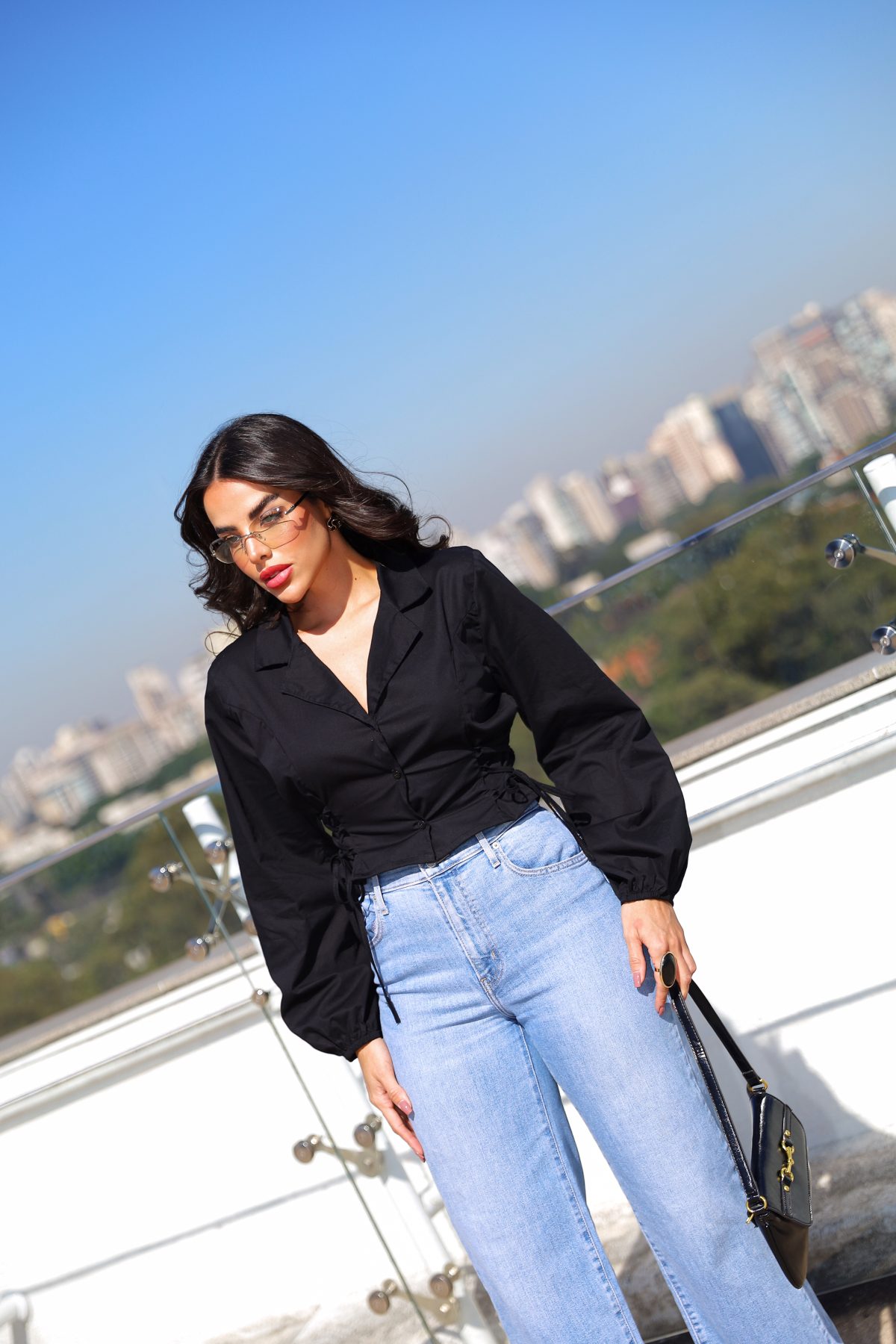 Cropped Feminino em Tricoline com Ajuste Lateral - Imagem 7