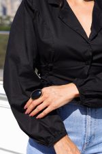 Cropped Feminino em Tricoline com Ajuste Lateral - Imagem 10