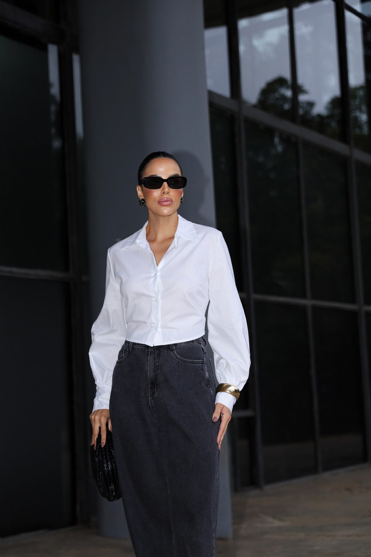 Cropped Feminino em Tricoline com Costas Abertas - Imagem 7
