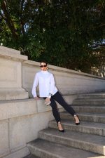 Camisa Feminina Gola Alta em Tricoline - Imagem 9