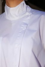 Camisa Feminina Gola Alta em Tricoline - Imagem 8